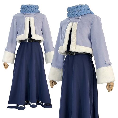 HOLOUNCOSER小欧家芙莉莲菲伦冬服连衣裙COS服常服面料