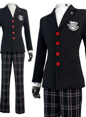 HOLOUNCOSER小欧家女神异闻P5雨宫莲秀尽常服织布日常穿搭C服