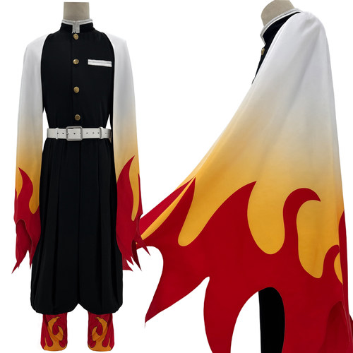 HOLOUNCOSER小欧家鬼灭炎柱炼狱杏寿郎羽织鬼杀队制服刺绣C服