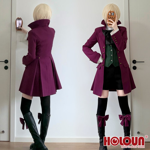 HOLOUNCOSER小欧家黑执事阿洛伊斯亚洛斯托兰西cos常服质感C服