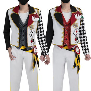 HOLOUNCOSER小欧家扭曲仙境COS红心寮Ace Cate Deuce TreyC服装