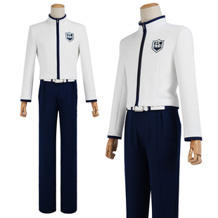 HOLOUNCOSER小欧家棋魂c服塔矢亮cos海王校服常服面料