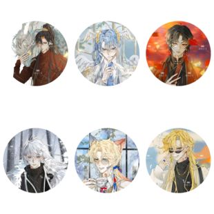 ch国拟钥匙扣CountryHumans58mm吧唧瓷美南英法俄同人周边挂件