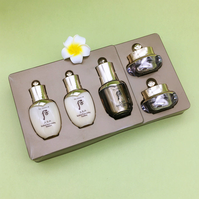 韩国  后whoo 中小样套装套盒 天气丹5件套  强效补水修复 旅行装