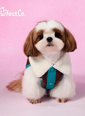 Pawfect Co完美爪爪秋冬保暖加绒灯芯绒摇粒绒外套雪纳瑞腊肠比熊