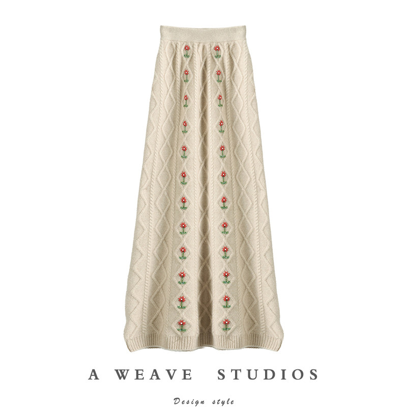 美奢到激动啊！重工手绣！羊绒开衫女纯羊绒毛衣长款包臀裙子套装,女装/女士精品,羊绒衫,淘宝优惠券,粉丝福利购,淘宝优惠卷