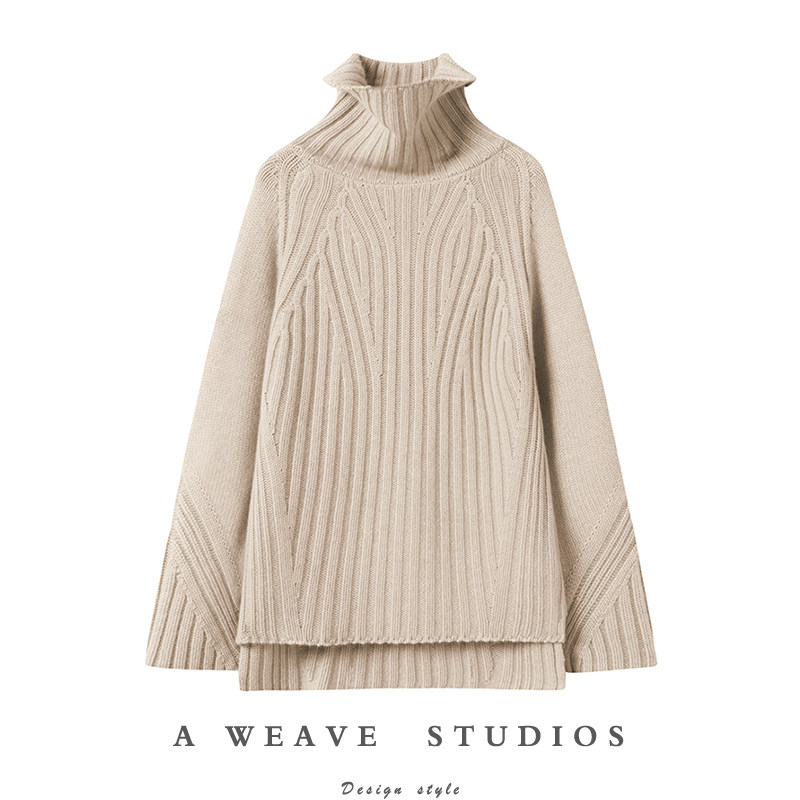 金贝绒高端100%纯山羊绒衫