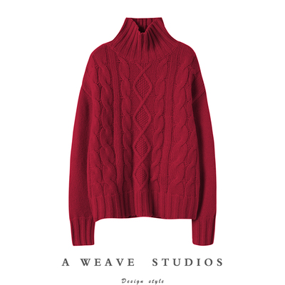 金贝绒高端100%纯山羊绒衫