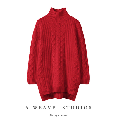 金贝绒高端100%纯山羊绒衫