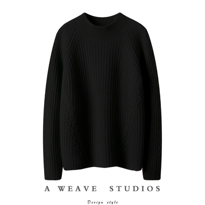 金贝绒高端100%纯山羊绒衫