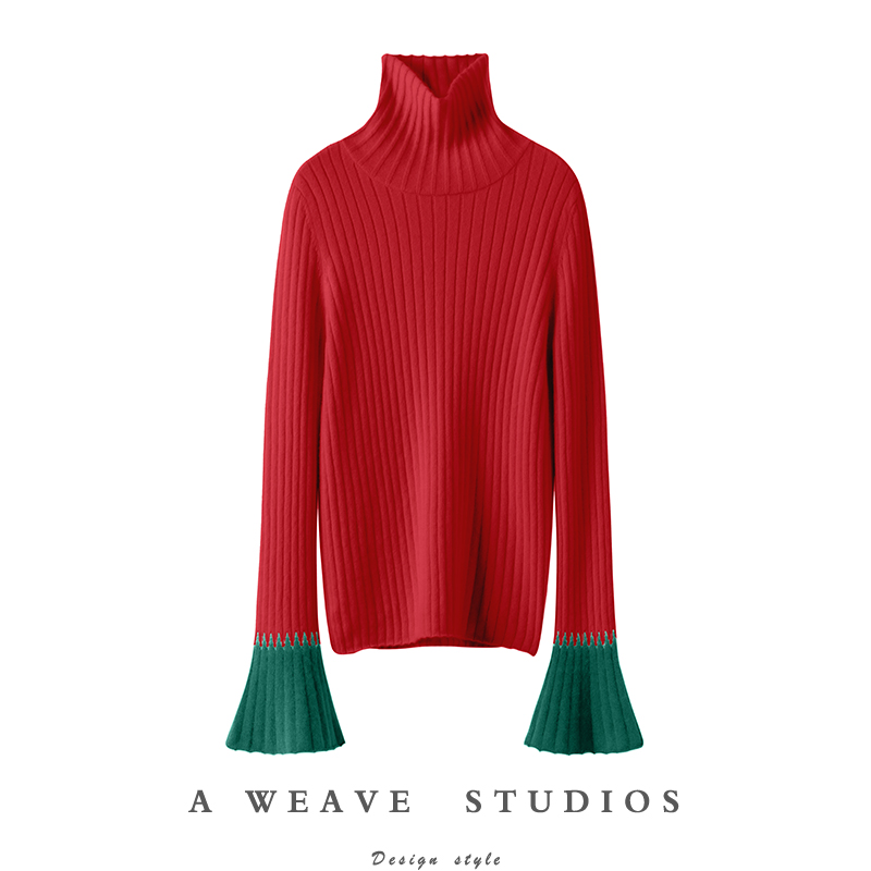 金贝绒高端100%纯山羊绒衫