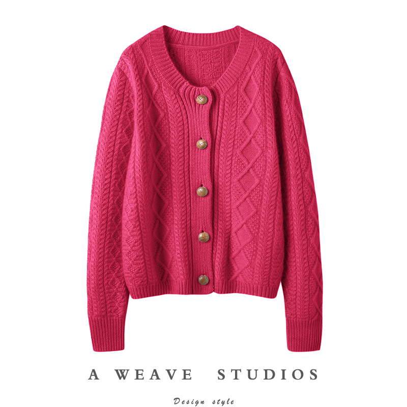 金贝绒高端100%纯山羊绒衫