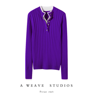 女纯羊绒毛衣针织打底衫 山羊绒衫 套头 2024春新款 气质爆棚耐看