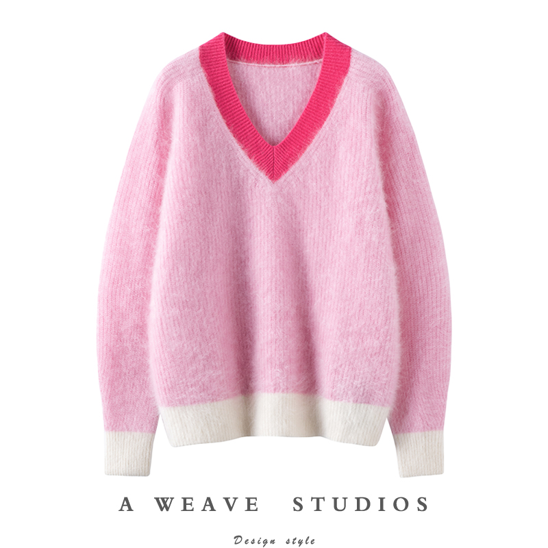 金贝绒高端100%纯山羊绒衫