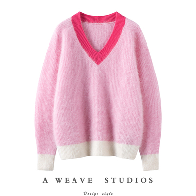 金贝绒高端100%纯山羊绒衫