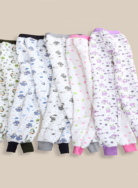 儿童秋裤单条三层加厚外层内层纯棉男女童保暖裤打底裤中大童裤棉