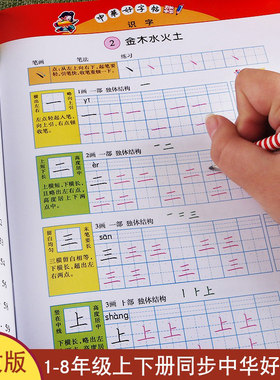 小学生练字帖生字表同步