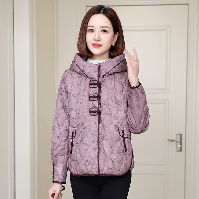 品牌鹅绒服女2025新款冬季新中式小个子妈妈装保暖外套,女装/女士精品,中老年女装,淘宝优惠券,粉丝福利购,淘宝优惠卷