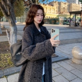 （）羊毛双面呢外套长款星空呢2C373-2616-P275-K388，女装毛呢外套，2C373