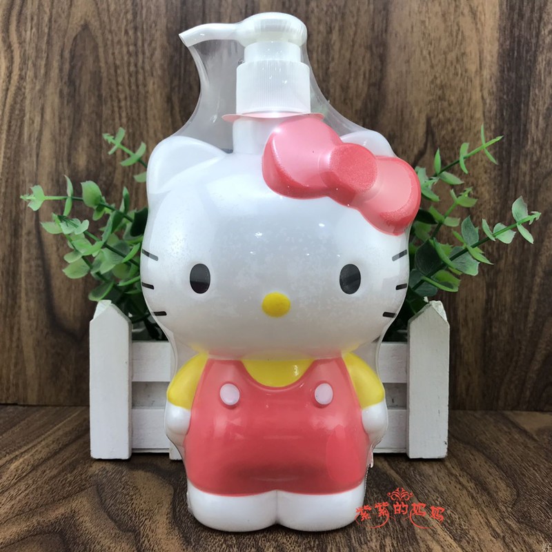 Hello Kitty植物精纯清爽洗沐二合一500ml卡通型无泪配方滋润呵护