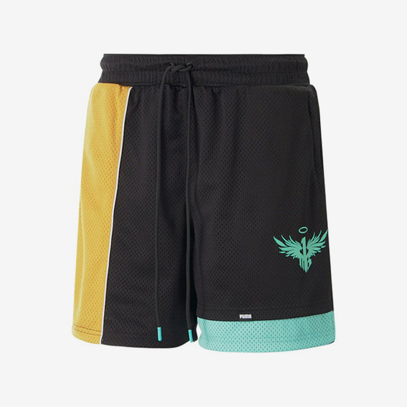 Puma/彪马男裤拉梅洛鲍尔拼色网眼系带透气运动休闲短裤621965-01,运动服/休闲服装,运动中长裤／短裤,淘宝优惠券,粉丝福利购,淘宝优惠卷