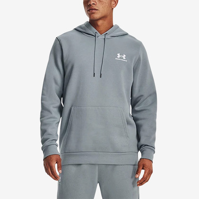 UA安德玛正品春季男子简约百搭宽松休闲运动针织连帽卫衣1373880