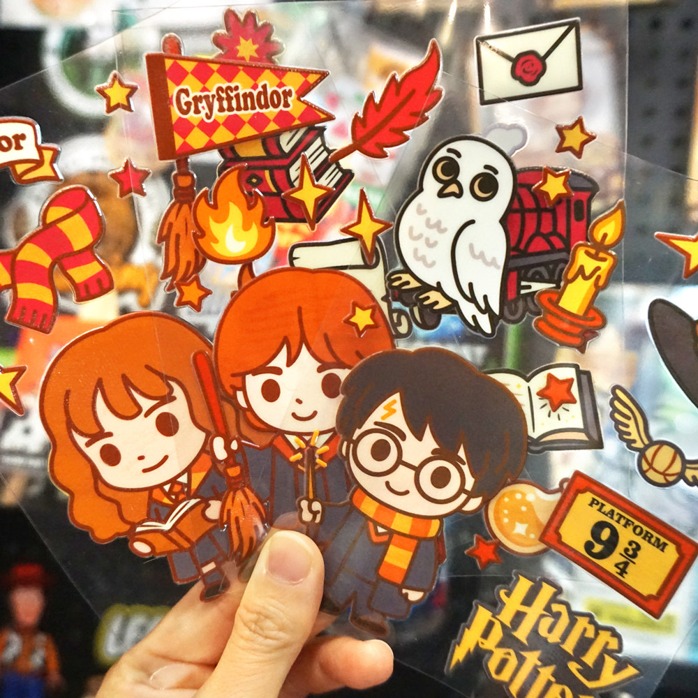 原创可爱卡通水杯贴装饰UV转印贴