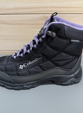 哥伦比亚2025秋冬女鞋户外抓地防泼水加绒保暖中帮靴徒步鞋BL5828