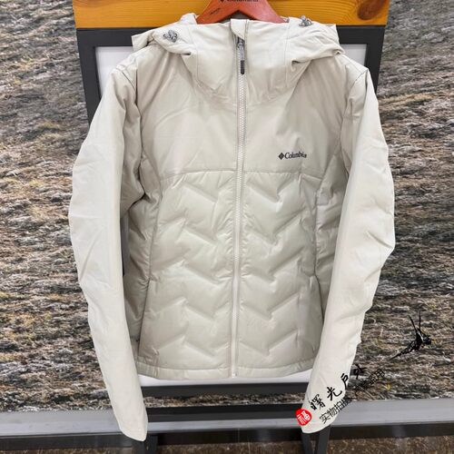 哥伦比亚女热能保暖防水羽绒服女