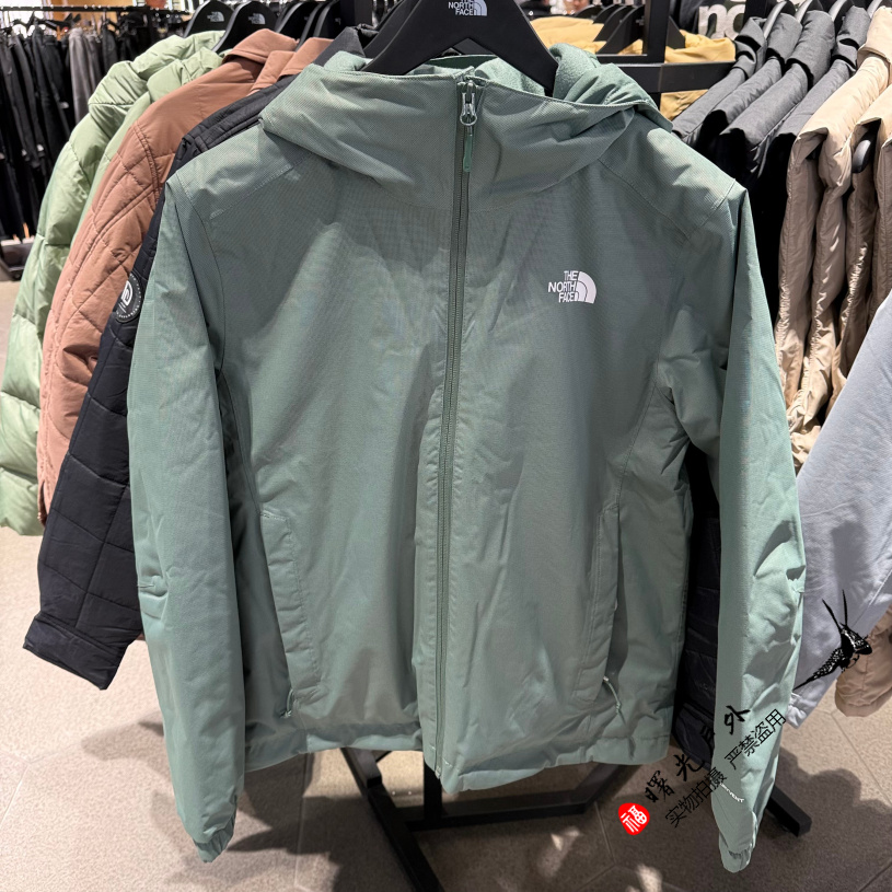 北面户外防水保暖夹棉外套
