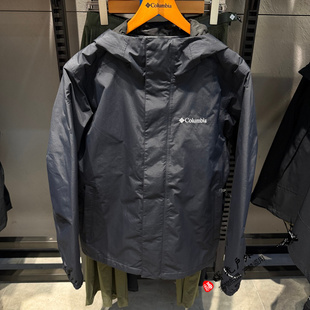 2025秋冬哥伦比亚新款Columbia男金点羽绒三合一防水冲锋衣XE5569