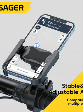 Essager Motorcycle Bicycle Phone Holder Shock-resistant MTB