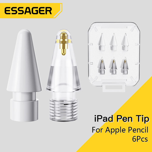 Essager 6Pcs Pencil Tips Set For Apple Pencil 1st 2nd Genera