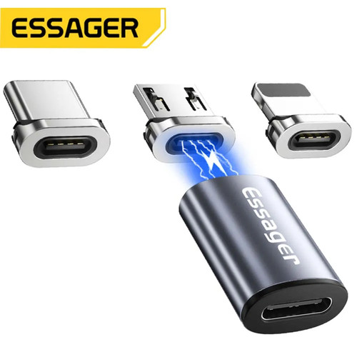 Essager Micro USB Type C Magnetic Adapter USBC Female To Microusb Male Converter Magnet USB-C Type-C