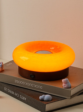 台灯夜灯充电拍拍灯卧室摆件礼物