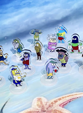 亚克力立牌海绵宝宝桌面摆件礼物