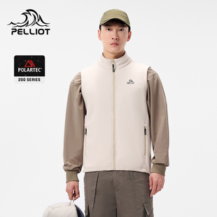 【P系列】伯希和户外Polartec200抓绒马甲新款男亲肤保暖轻量外套