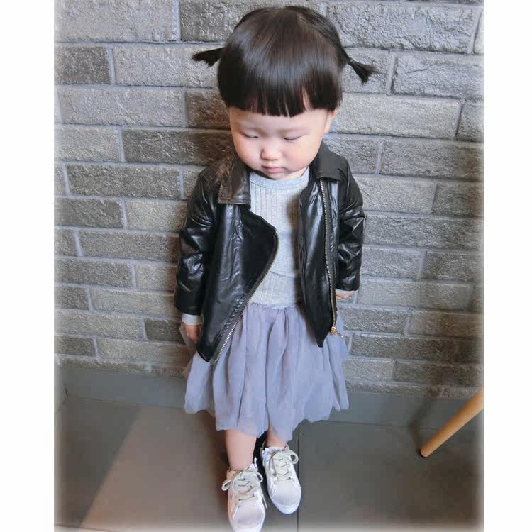 Blouson enfant en cuir PU - Ref 2159639 Image 5