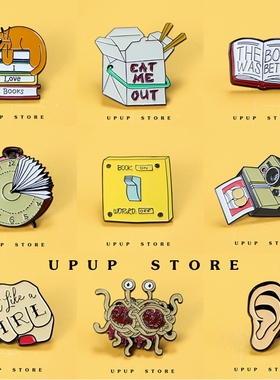 宝丽来 POLAROID 彩虹机 ONESTEP 拍立得 徽章胸针 趣味徽章