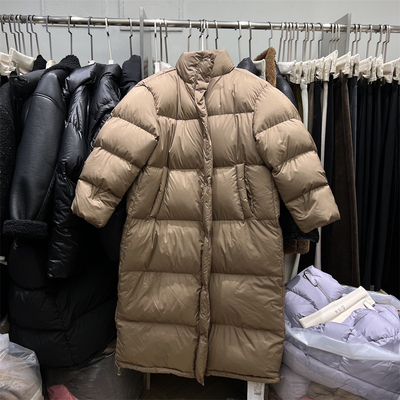 摩登mdeng立领长过膝羽绒服2025冬加厚大被子保暖外套A312096