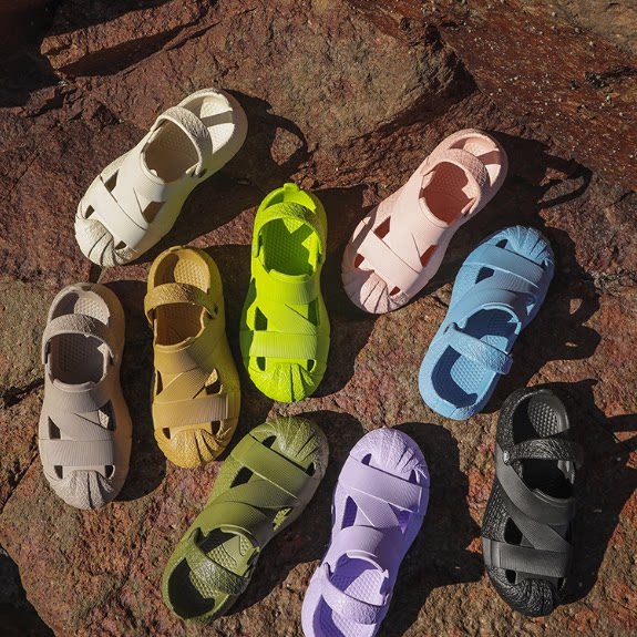 明星同款洞洞鞋女旅游度假夏季外穿防滑凉鞋女士沙滩鞋海边拖鞋,女鞋,包头拖,淘宝优惠券,粉丝福利购,淘宝优惠卷