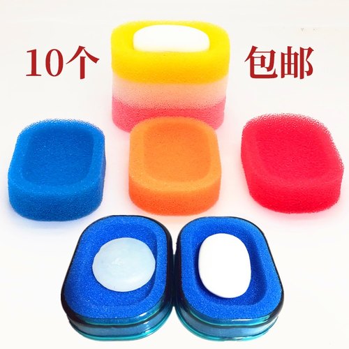 肥皂盒海绵清洁刷洗人造丝瓜瓤