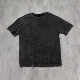 美式 水洗黑色简约大版 型休闲宽松短袖 换季 411 薄款 T恤 清仓