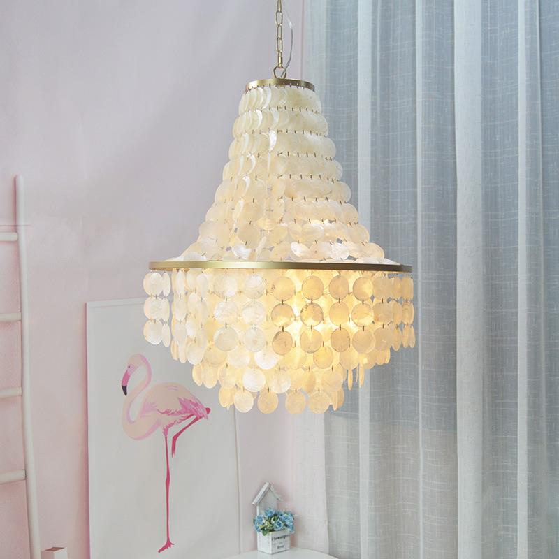 欧式式楼现别墅客厅楼梯中复空202长吊灯店铺程个性代简约创意工