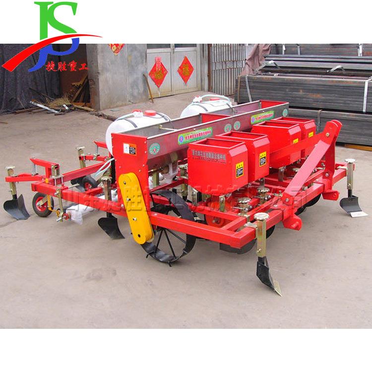 小型四行作物花播种机YZD 生覆播膜种机 农农作物施肥打药覆膜机