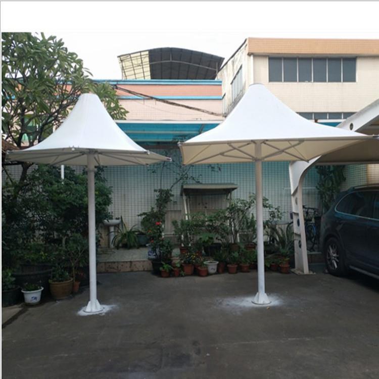 膜结构伞swy-3654 伞张膜 膜拉结构工程 观 景拉膜伞