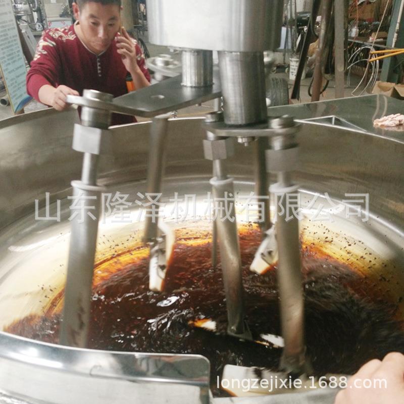 自动火大全型容火锅炒料机 工厂USG用大型火锅底料炒锅 大量锅底