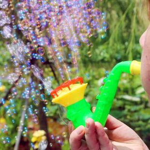 儿童玩具喇叭吹泡泡玩具萨克斯泡泡枪送泡泡水夏季热卖泡泡机地摊