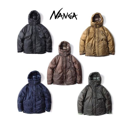 日本NANGA新款AURORA轻量冬季保暖防水羽绒白鹅绒蓬羽日产连帽