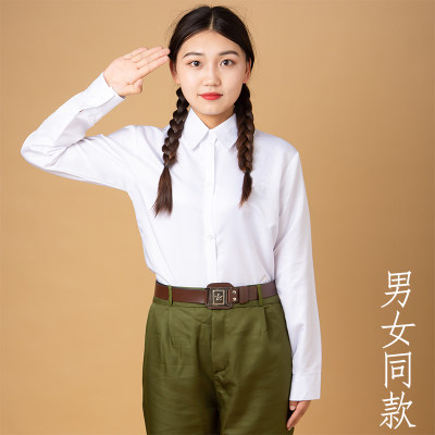 2023新款农民知青学生演出服